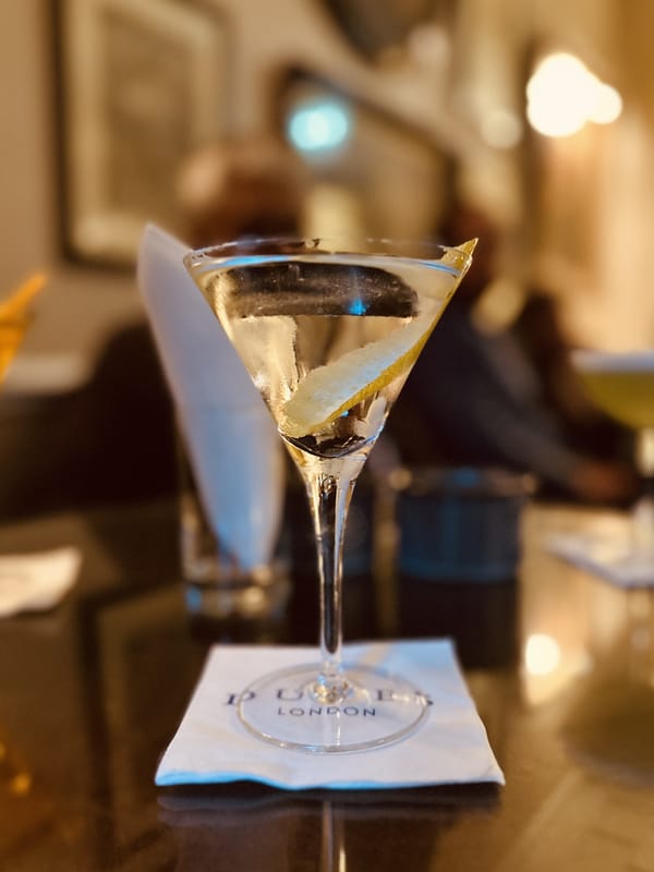 Shit day? Martinis, bars and companionable solitude